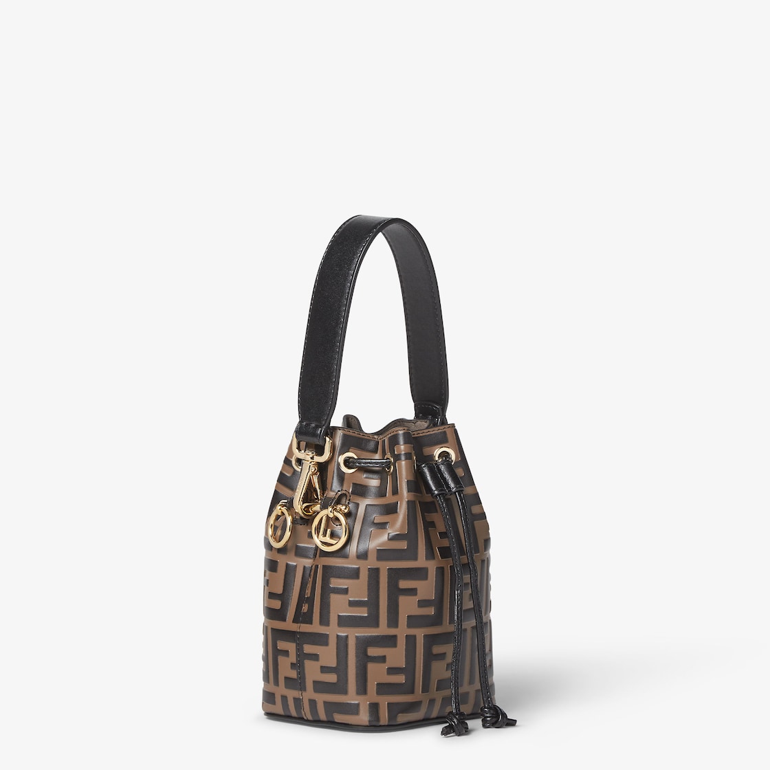 FENDI Mon Tresor Brown leather mini-bag - Image 4
